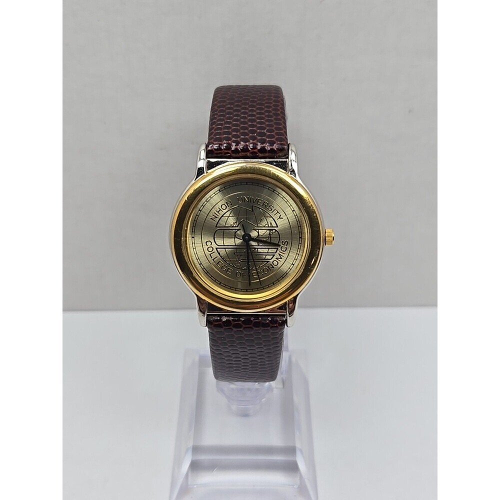 Vintage Rare Citizen Nihon University College Economics Quartz Watch New Battery
